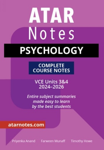 ATAR Notes: VCE Psychology 3&4 (2024-2026)